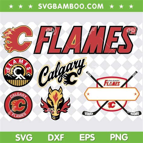 Calgary Flames SVG Bundle NHL Calgary Flames SVG Bundle Football Team