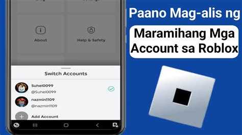 Paano Mag Alis Ng Maramihang Mga Account Sa Roblox Mobile 2024 YouTube