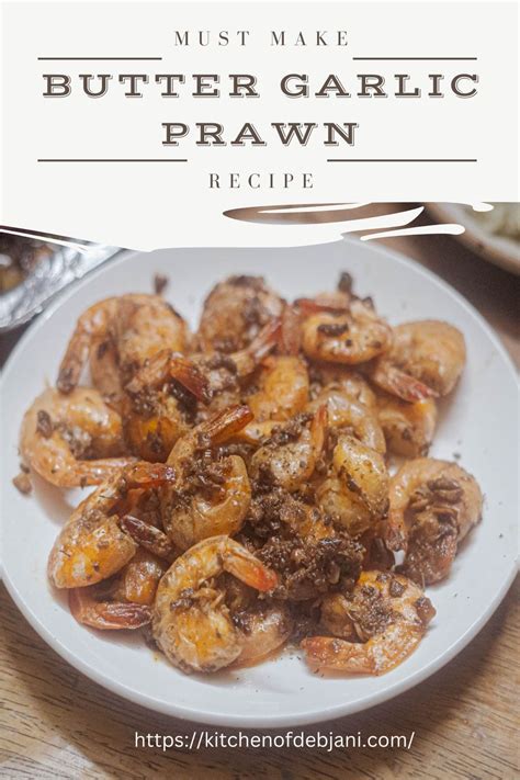 Butter Garlic Prawn recipe Debjanir Rannaghar