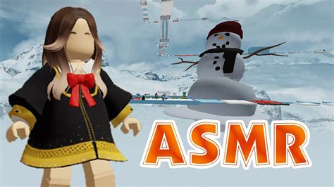 ROBLOX ASMR SNOW OBBY But It S Very RELAXING YouTube