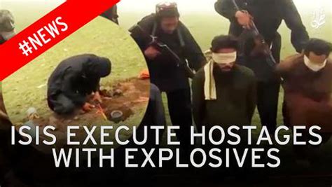 Sick ISIS Executioners Force Prisoners To Kneel On Top Of Explosives