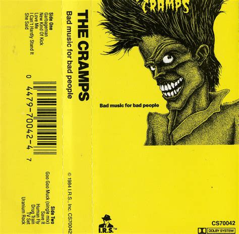 The Cramps Bad Music For Bad People 1984 Cassette Discogs