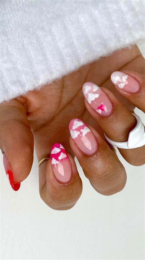 Cute Spring Nails To Inspire You Ombre Pink Dreamy Cloud