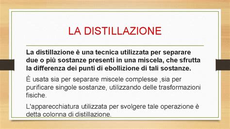 Chimica Distillazione E Elettrolisi Dellacqua Dalle Trasformazioni Fisiche