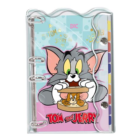 Fichário DAC Colegial em PVC Cristal Warner Tom e Jerry 192