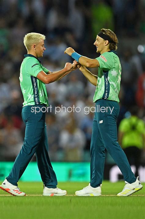 Sam And Tom Curran Oval Invincibles V Manchester Originals Hundred 2021 Images Cricket Posters