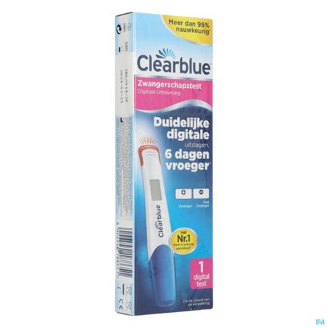 Clearblue Zwangerschapstest Digitaal Ultravroeg Apotheek Online