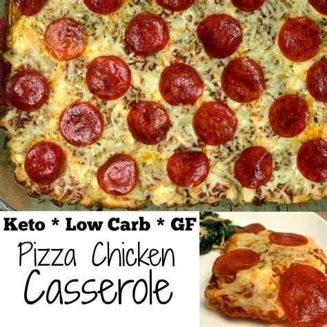 Keto Pizza Chicken Casserole Aunt Bee S Recipes