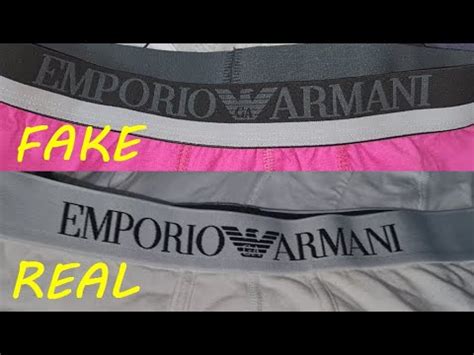 Emporio Armani Underwear Real Vs Fake How To Spot Fake EA7 Boxers And