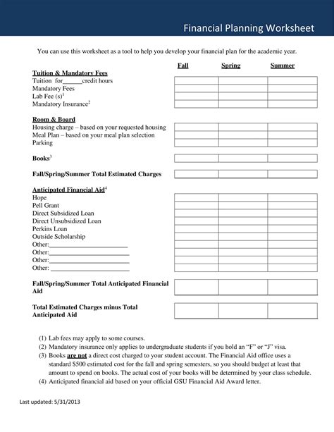 Free Printable Money Management Worksheet Templates Pdf Word