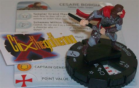 Cesare Borgia 005 5 Assassin S Creed Brotherhood Heroclix Ebay