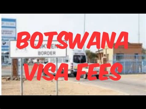 Botswana Visa Fees How Much Does A Visa To Botswana Cost Kushatha