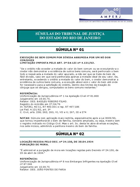 PDF Tjrj Sum Para Estudo DOKUMEN TIPS