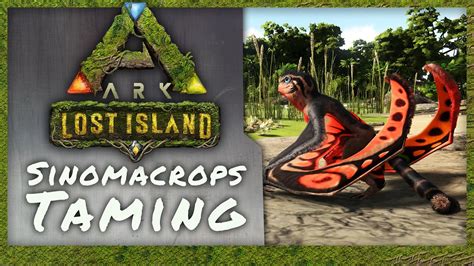 How To Tame The Sinomacrops Ark Survival Evolved Youtube