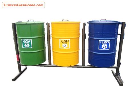 Punto De Reciclaje 3 Basureros Para Reciclaje Empresas E Industr