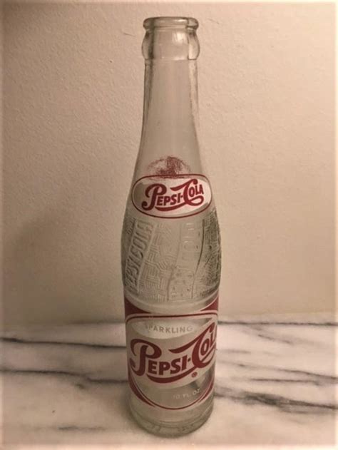 Pepsi Cola Bottle 10 Fl Oz 1950 S Vintage Collectible Etsy