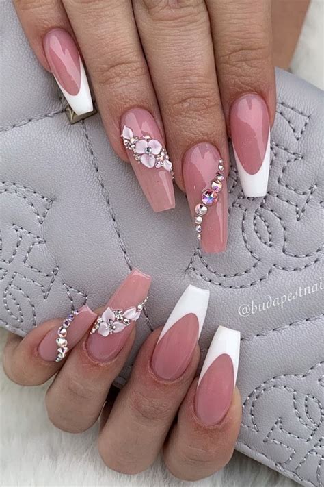 9 Stunning Modern French Manicure Ideas Stylish Belles Wedding Acrylic Nails Mauve Nails