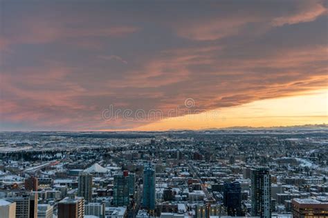 Chinook Arch Of The Calgary Skyline Stock Photo Image Of Building