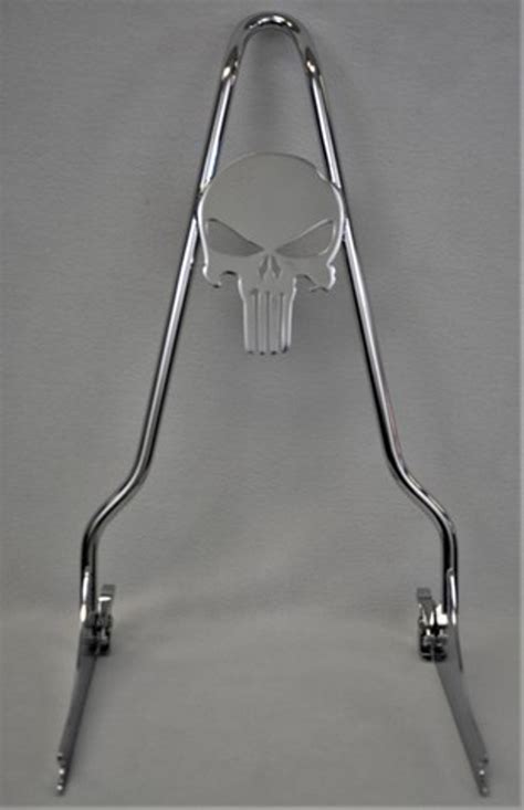 Chrome 06 Dyna Quick Release Punisher Sissy Bar 18