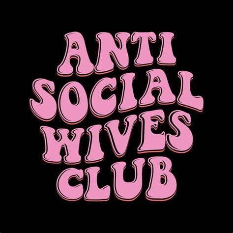 Retro Wavy Anti Social Club T Shirt Design 10747368 Vector Art at Vecteezy