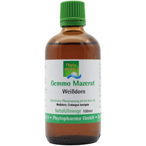 Gemmotherapie Mazerate Weißdorn 100ml