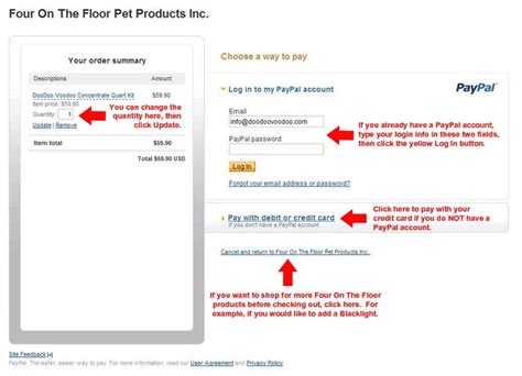 Paypalinstructions