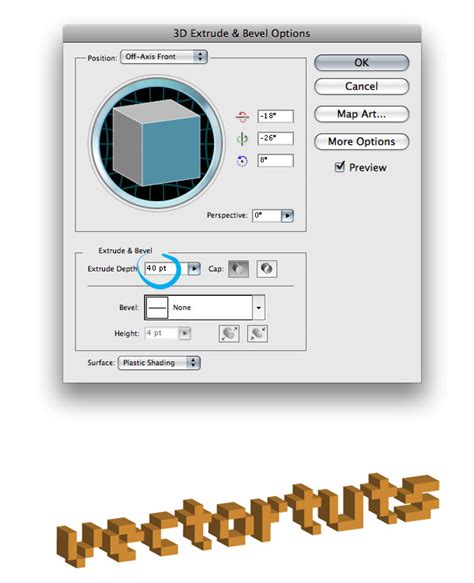 Объемный пиксельный текст в Adobe Illustrator