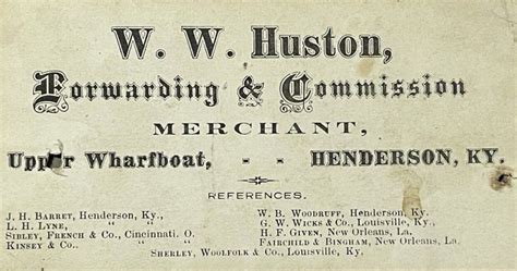 W W Huston Historic Henderson