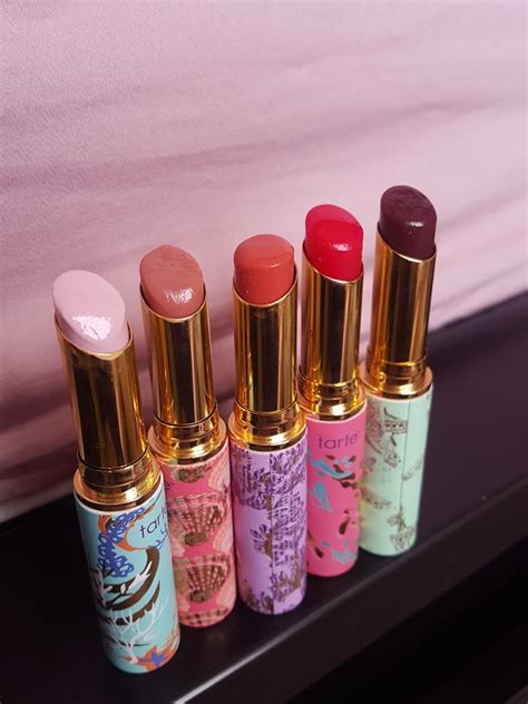 Tarte Quench Lip Rescue In Nude Rose Berry Cherry And Opal Reviews Pale Products And More