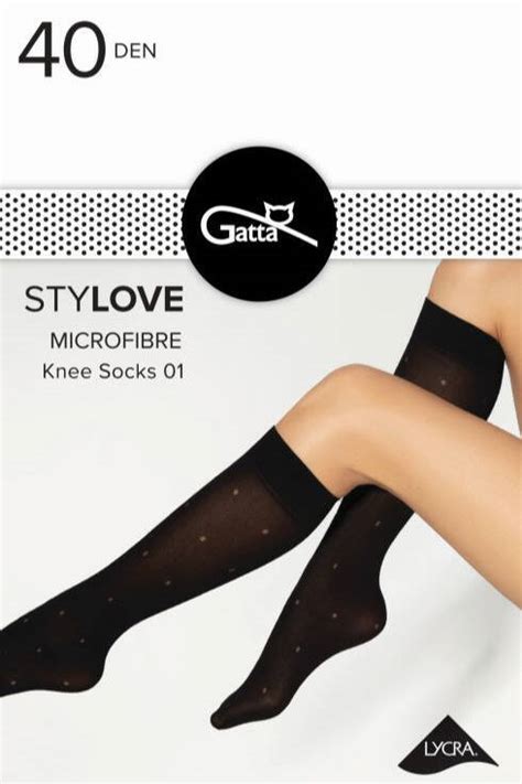 Stylove 40 01 Podkolanówki damskie 40 den Gatta nero 103453