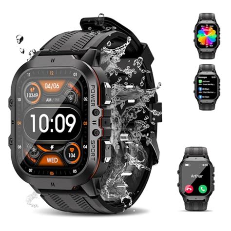 Oukitel Bt Reloj Militar Inteligente Para Hombres Atm Impermeable