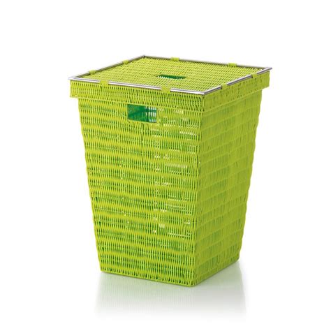 Kela Noblesse Laundry Basket Green The Potlok