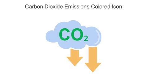 Carbon Dioxide Emissions Colored Icon In Powerpoint Pptx Png And