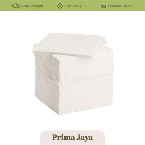 Jual Primajaya Storatare Serbet Kertas Warna Putih 150pcs 30x30 Cm