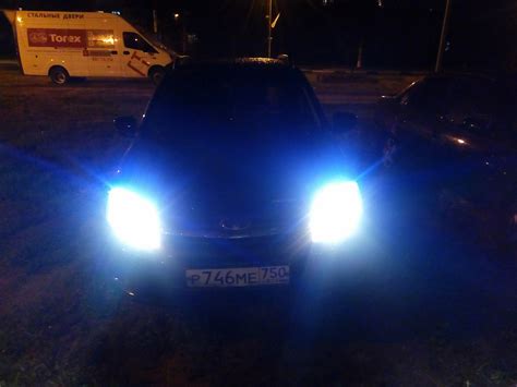 Светодиодная лента головной свет Lada Granta. — Lada Гранта, 1,6 л ...
