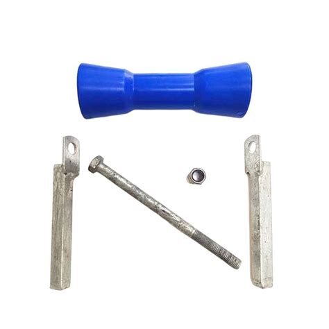 Buy 8 Inch Blue Hard Plastic Boat Trailer Keel Roller Pe 200mm Self