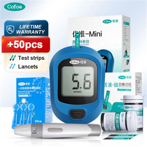 LIFETIME WARRANTY Cofoe Youzhun Mini Test Strips Needles Blood