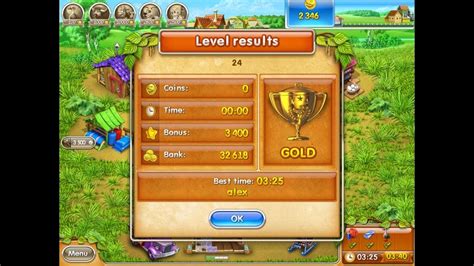 Farm Frenzy 3 Only Gold Level 24 Playthrough Веселая ферма 3 уровень 24 Золото Youtube