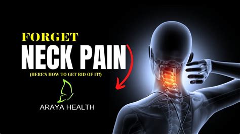 The Most Relieving Neck Pain Solution Ever Chris Araya Health