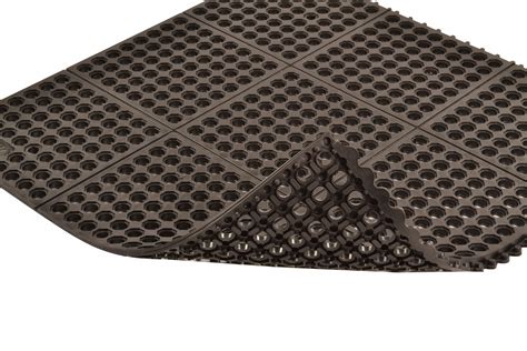 Notrax Interlocking Drainage Mat 2vj48850s0035bl Grainger