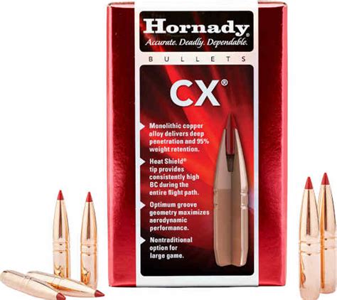 Hornady Cx Bullets 6 5mm Caliber 130 Grain Sample Pack