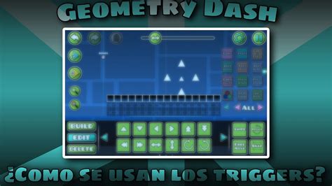 Como Usar Los Triggers En Geometry Dash YouTube