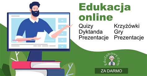 Edukacja online quizy krzyżówki wykreślanki gry za damo