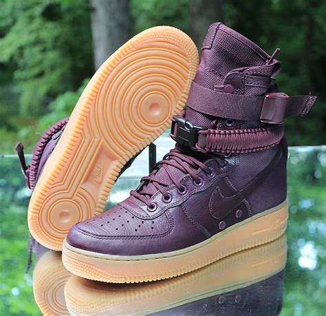 Nike Sf Air Force High Mens Size Deep Burgundy Gum Flickr