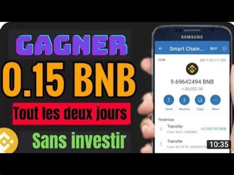 Comment Je Gagne 0 15 BNB Tout Les Deux Jours Sans Investir Gagner Des