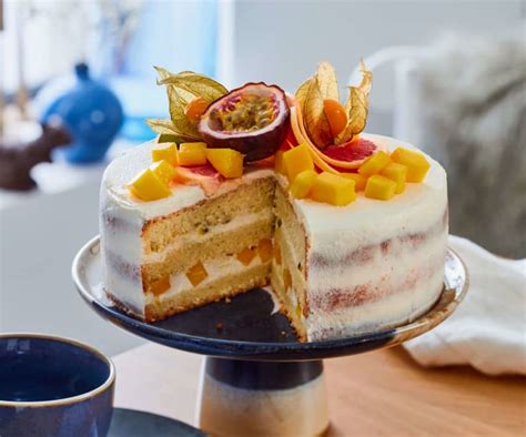 Mango Maracuja Naked Cake Cookidoo The Official Thermomix Recipe