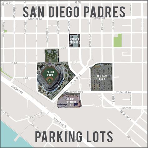 Qualcomm Stadium Parking Map