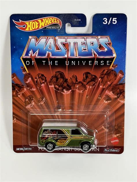 Toy Vehicles Masters Of The Universe Ford Transit Supervan Hot Wheels Real Riders HCP Hot