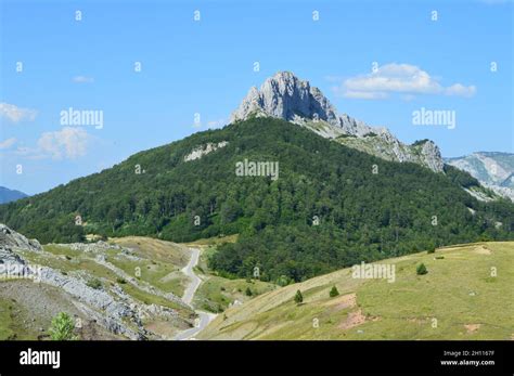 Hiking Trail On Visocica Mountain Vito Peak Bosnia And Herzegovina