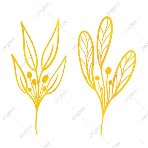 Watercolor Golden Leaves Golden Leaves Golden Leaf Watercolor Leaves